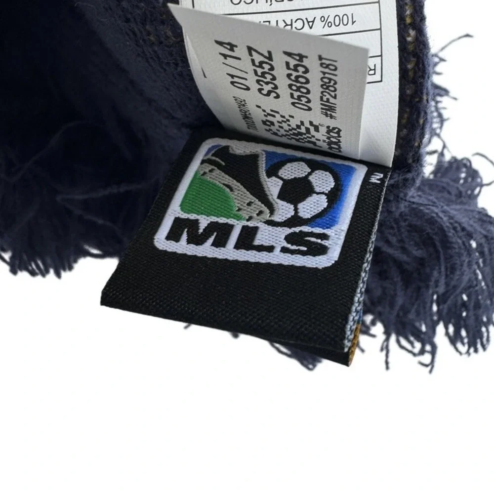 Los Angeles Galaxy Adidas Scarf Blue Gold Soccer MLS LA Football Merchandise Fan